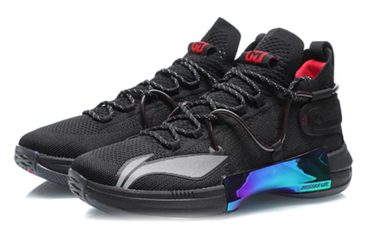 LINING Blitz 6 Premium Basketball Shoes Men Mid-Top Black 6