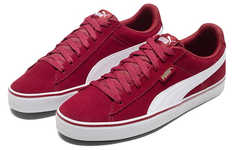 PUMA Vulc Retro Casual Sneakers Saffron Red 5