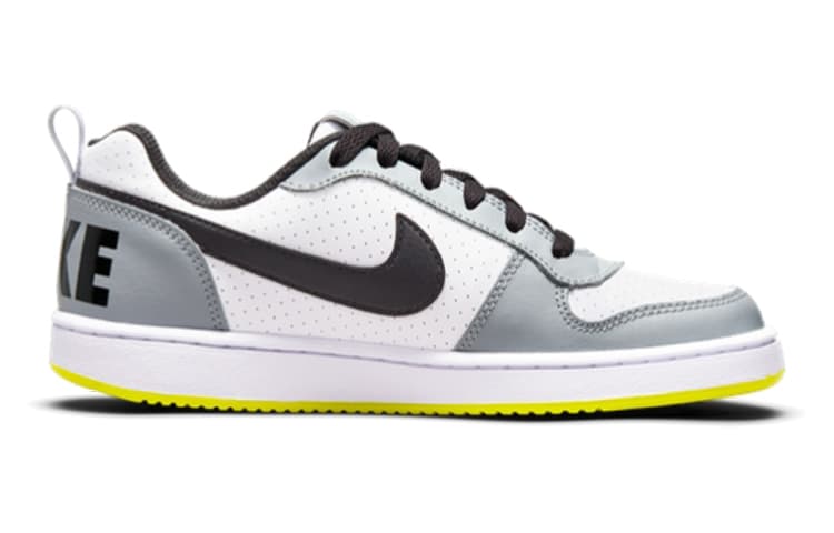 Nike Court Borough Low White Black Wolf Grey GS 4