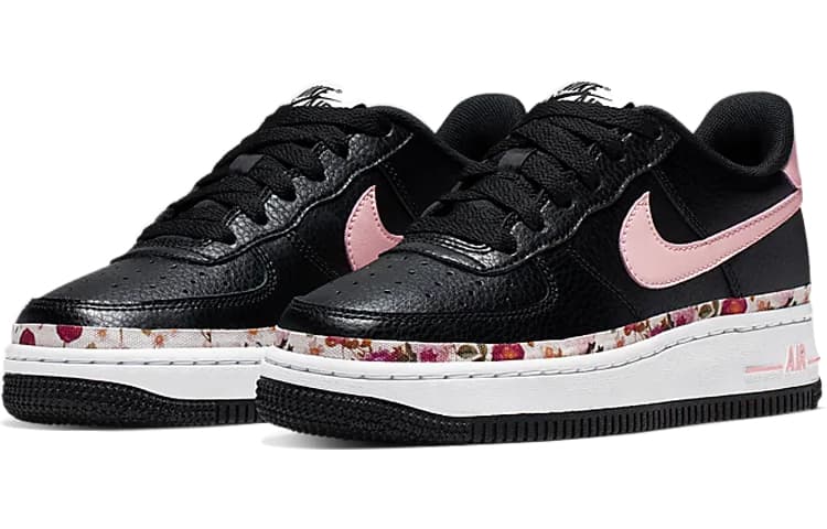 Nike Air Force 1 Low Vintage Floral Black Pink GS 5