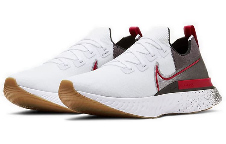 Nike React Infinity Run Flyknit White Light Brown 6