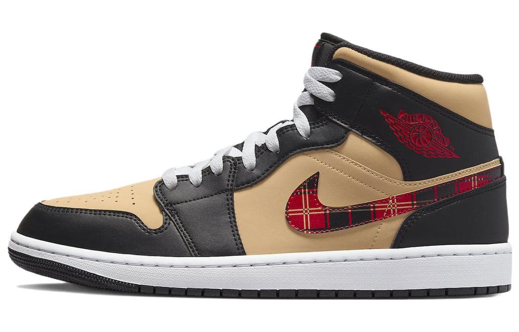 JORDAN Air JORDAN 1 Mid Tartan Swoosh 3
