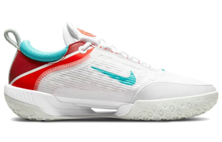 Nike Court Zoom Nxt 'White Habanero Red Washed Teal' 4
