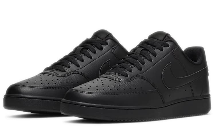 Nike Court Vision Low Triple Black 3