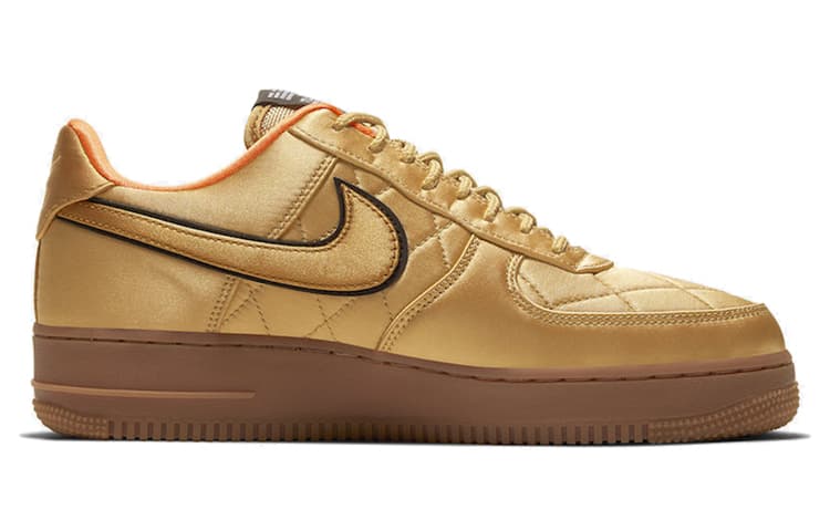 Nike Air Force 1 Low Quilted Satin Pack Wheat 4