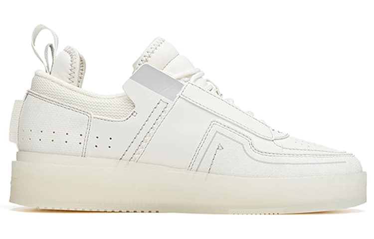 Anta Life Collection Low-Top Skateboard Shoes Women's White Gray 4