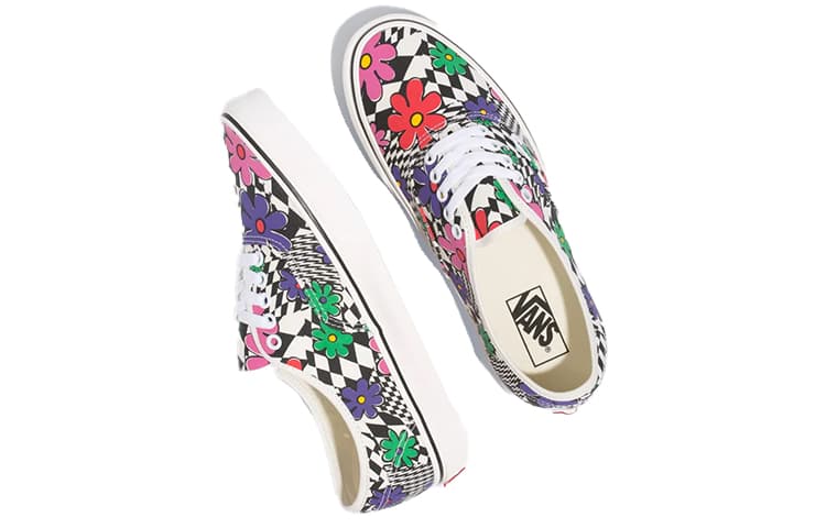 Authentic Vans 'Floral Checkerboard' 6
