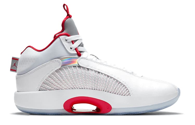 JORDAN Xxxv Fire Red Icy Sole 3