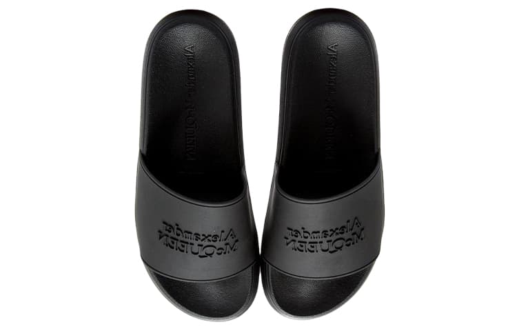 Alexander McQueen Pool Slide Black Women's 4