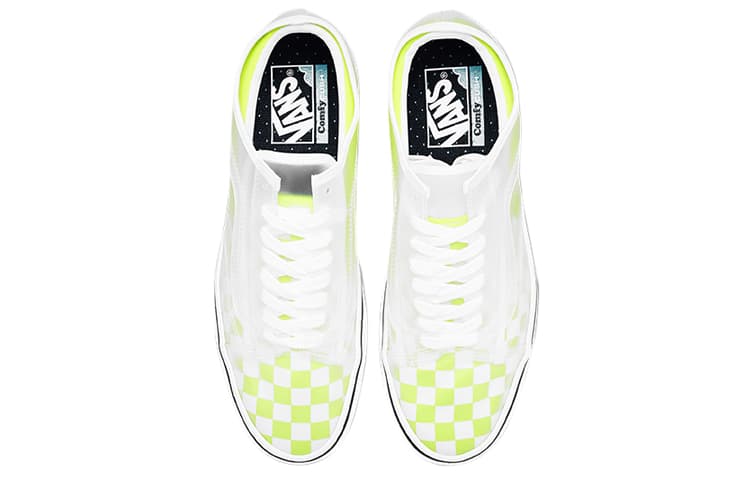Vans ComfyCush Slip Skool Checkerboard Safety Yellow 5