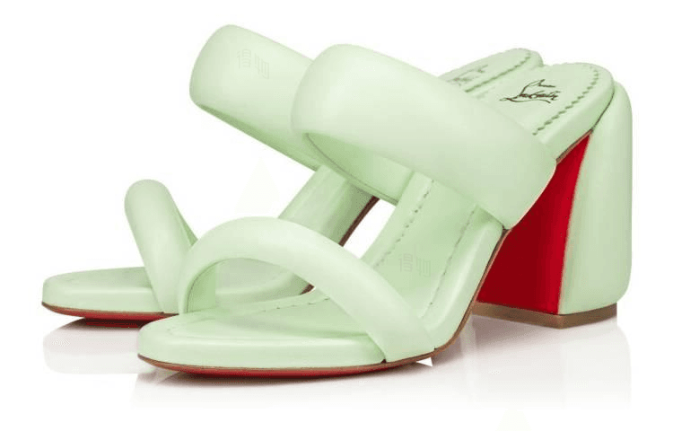 CL Simple Elegant Slide Sandals Women's Green 3