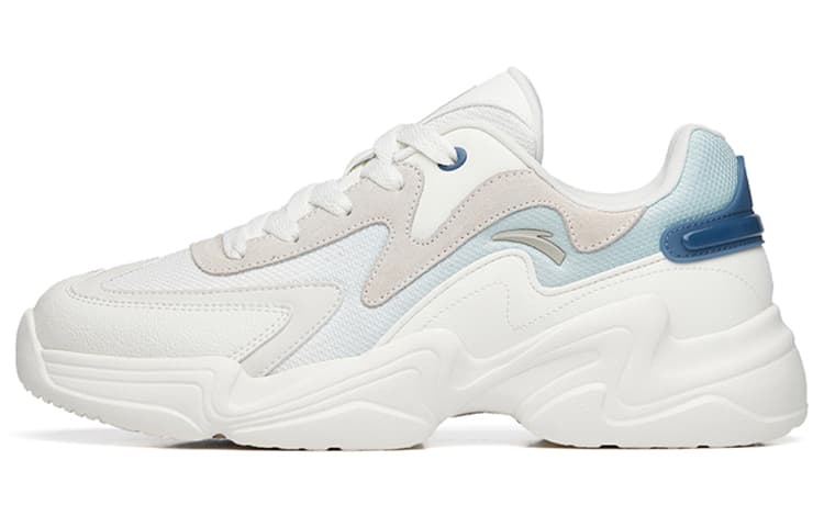 Anta Cushioning Anti-Slip And Wear-Resistant Low-Top Casual Shoes Men's White Blue Gray 2