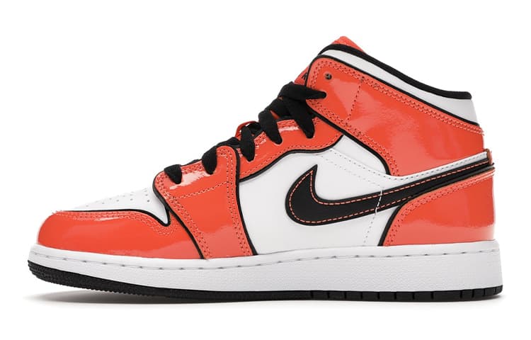 Jordan 1 Mid Turf Orange GS 2