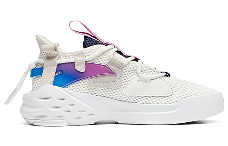 ANTA Bastard Casual Shoes Women's Low-Top White Blue 4