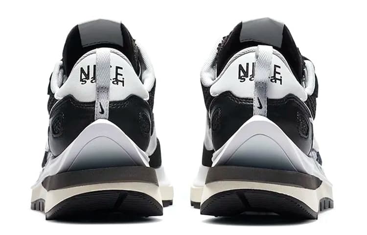 Nike Sacai X VaporWaffle 'Black White' 6