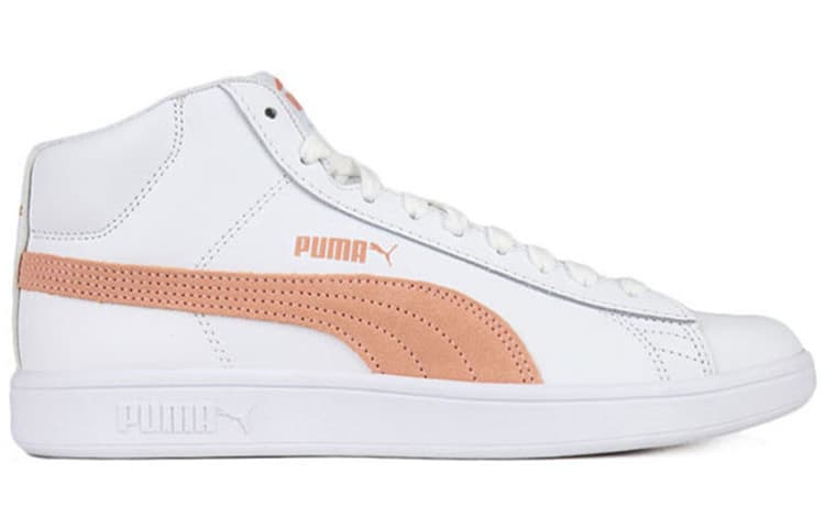 PUMA Smash V2 Mid L 'White Pink' 4