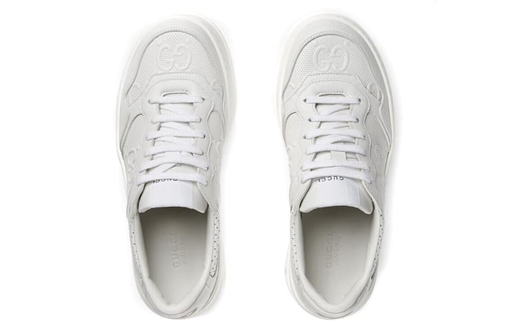 GUCCI Women's Gg Embossed Sneaker 'White' Women's 6