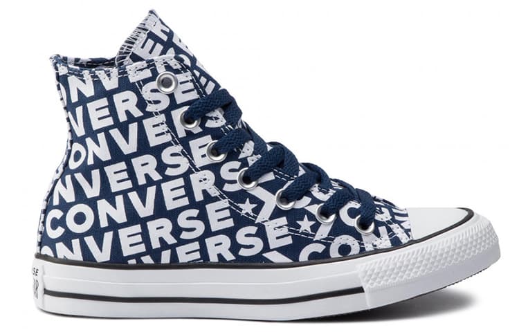 Chuck Taylor All Star Converse High 'Navy Wordmark' 3