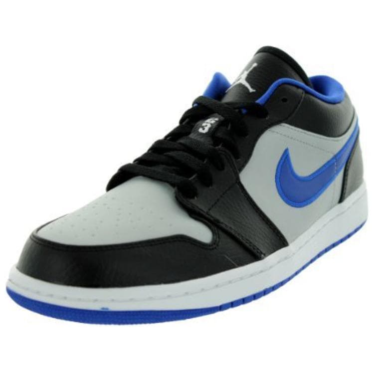 JORDAN 1 Low Black Game Royal Metallic Platinum 6