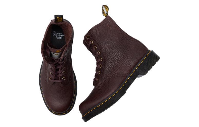 Dr.Martens 1460 Pascal Genuine Leather Boots Red/Brown 6