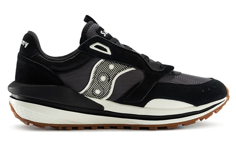 Saucony Jazz Layer Low-Top Running Shoes Men's Black 4