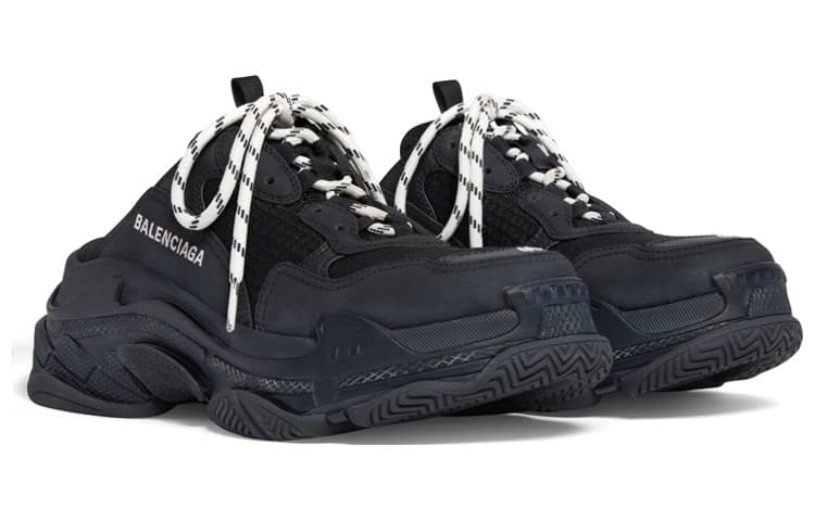 Balenciaga Triple S Stylish Sandal Women's Black 6