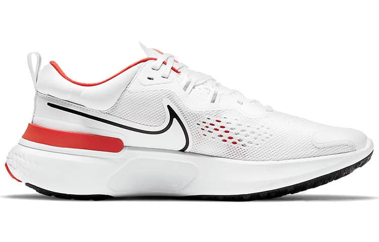 Nike React Miler 2 'White Black Chile Red' 4