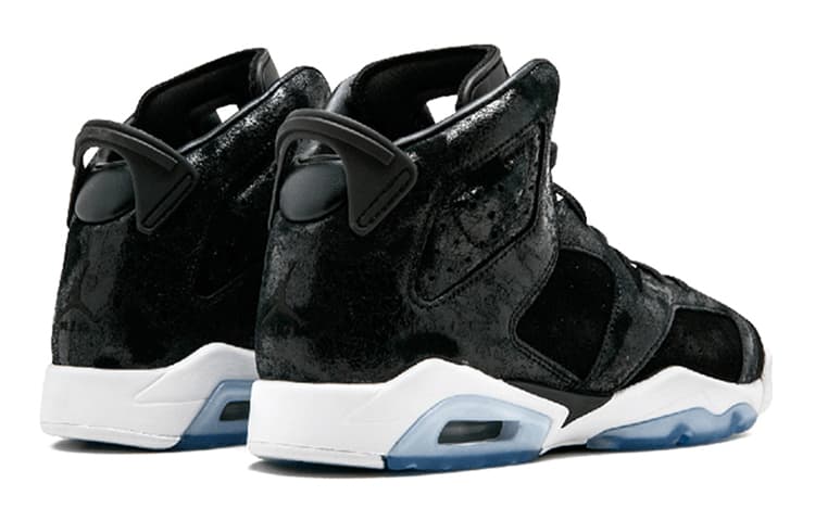 Jordan 6 Retro Heiress Black Suede GS 4