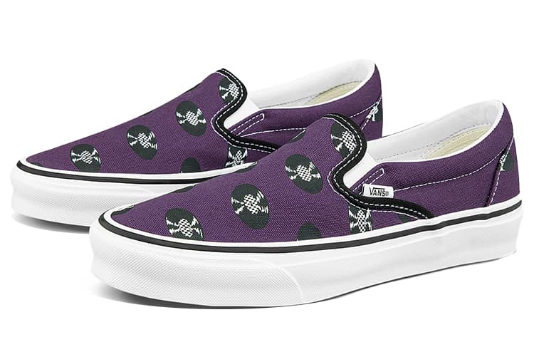 Vans Og Classic Slip On Wacko Maria Purple Records 4