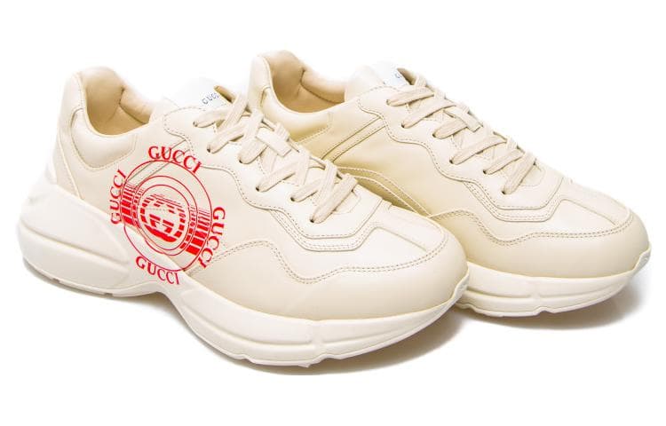 GUCCI Rhyton Stamp Print Sneakers 6