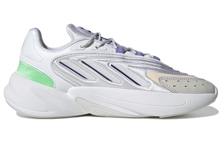 Adidas Originals Ozelia Cloud White Dark Purple Beam Green Women's 3