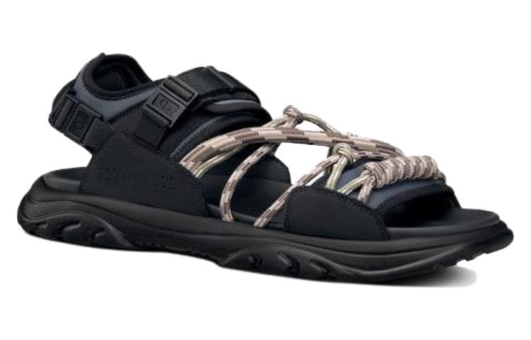 DIOR H Town Sandal Black Gray Brown 4