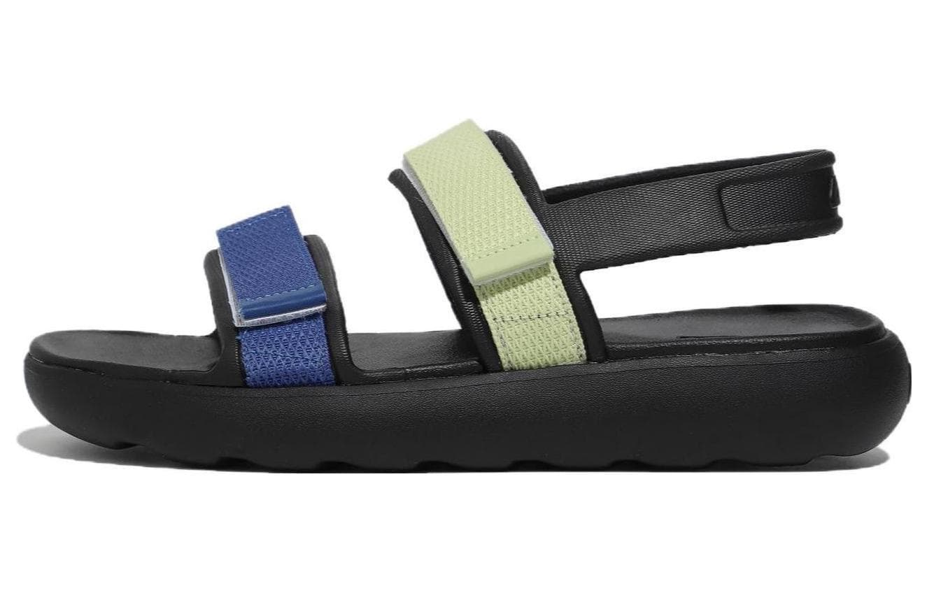 FILA Drifter Tube Sandals Sports Sandals Unisex Black Blue Korean Style