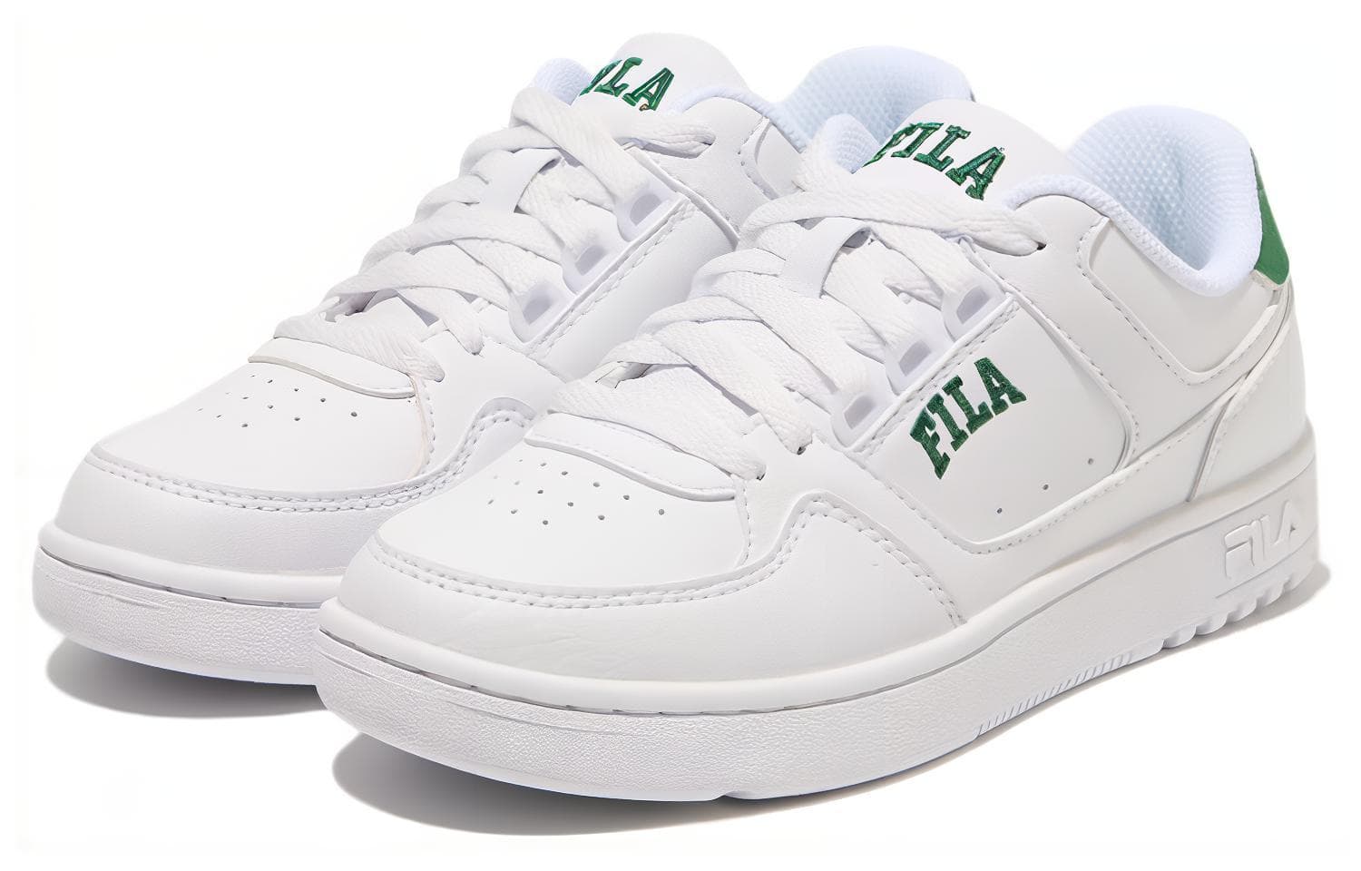 FILA Touch Down Low Tops Skateboarding Shoes Unisex White Green Version 'White Green' 4