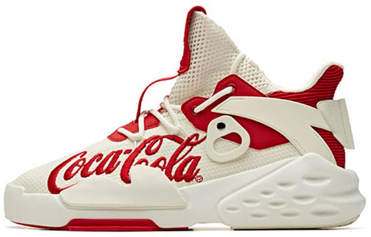 Coca-cola X ANTA Bastard Casual Shoes Women's Low-Top White/Red