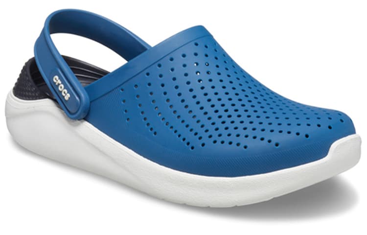 Crocs LiteRide Flash Shoes Blue Unisex Sandals 4