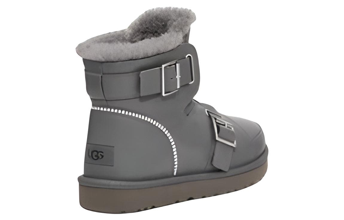UGG Mini Buckle Short Boots 'Grey' Women's 5