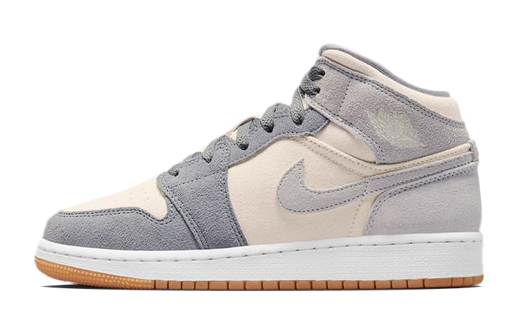 Jordan 1 Mid SE Coconut Milk Particle Grey GS 2