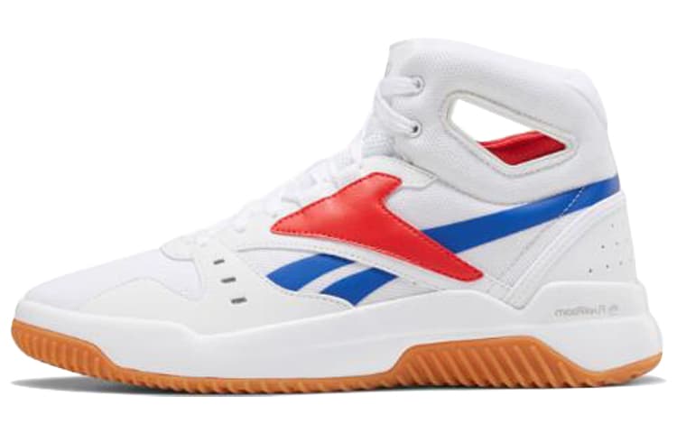Reebok BB OS Mid PU Cushioned High-Top Retro Basketball Shoes Unisex White 2