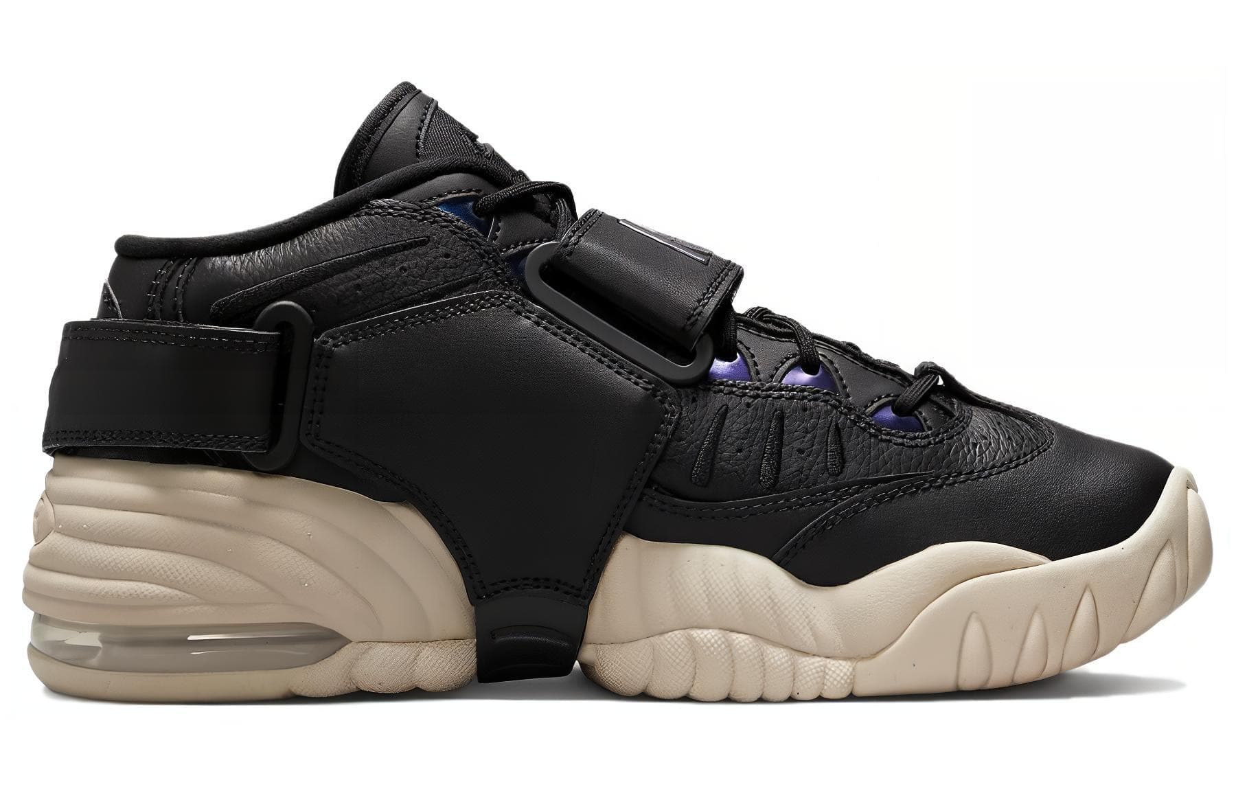 Nike Air Adjust Force Black Sanddrift Vivid Purple Women's 3