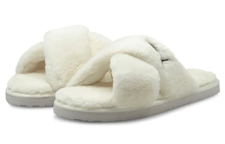 PUMA Fluff X Strap Slide 'Whisper White' Women's 5