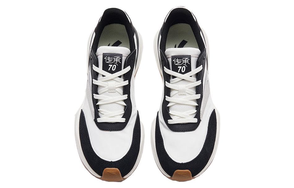 Anta Anti-Slip And Wear-Resistant Lightweight Low-Top Sports Casual Shoes Women's White Black 6