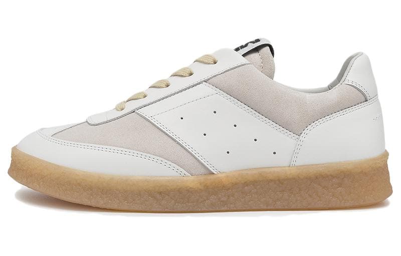 MM6 Maison Margiela Court Sneakers Low-Top Fashion Skate Shoes White 2