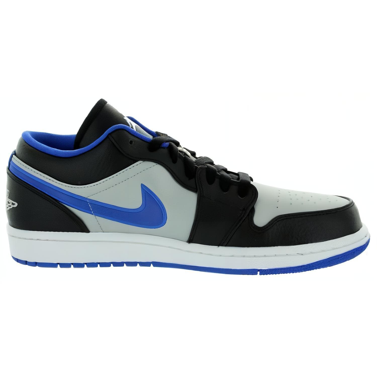 JORDAN 1 Low Black Game Royal Metallic Platinum 3
