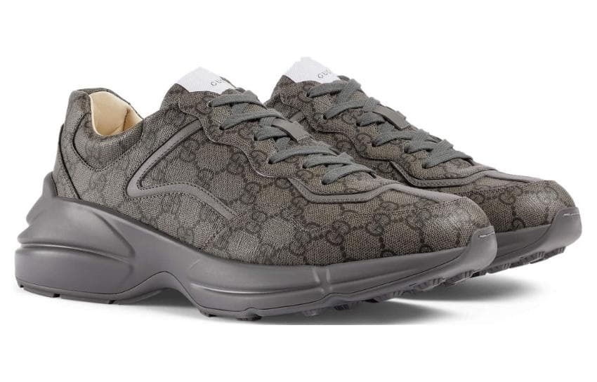 GUCCI Rhyton Monogram Sneakers Grey 5