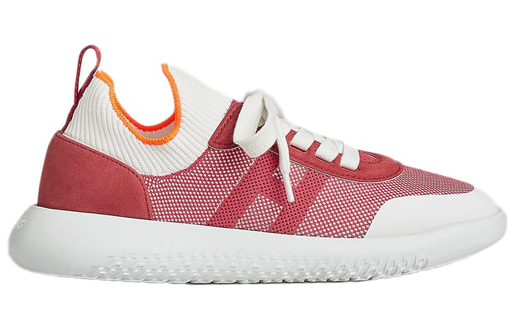 HERMES Crew Cushioning Anti-Slip And Wear-Resistant Low-Top Casual Shoes Women's Pink 3