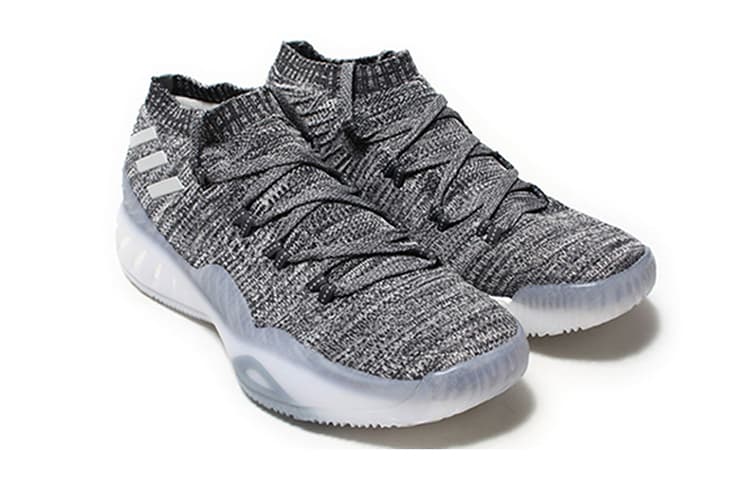 Adidas Crazy Explosive Anti-Slip Wear-Resistant Low-Top Basketball Shoes Men's Gray 3