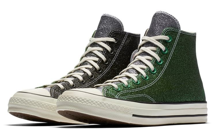 Converse Chuck Taylor All Star 70 Hi Jw Anderson Glitter Gutter Green Black 4