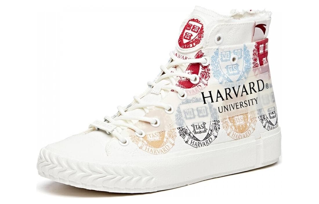 ANTA X Harvard Canvas High 'White' 4