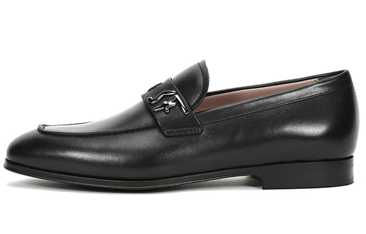 Ferragamo Men's Casual Shoes Men Low-Top Black